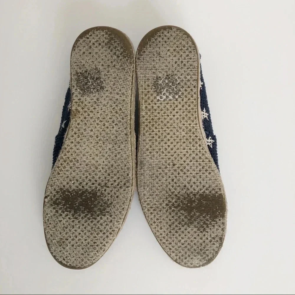 Toms Espadrille Flats - Red, White & Blue
